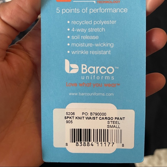 Barco one womenswear scrub set size small - Picture 4 of 5